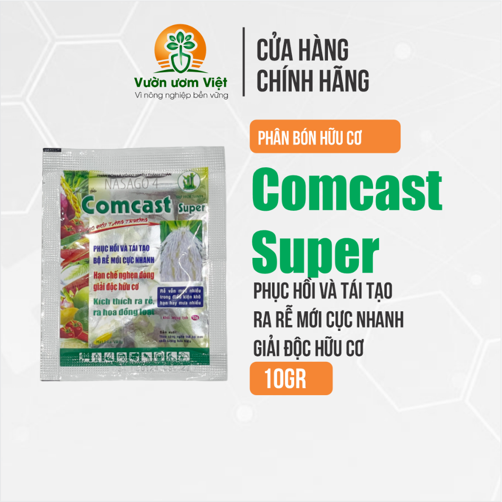 Phân bón lá Comcast Super kích thích sinh trưởng hoàn hảo cho cây phát triển vượt bậc năng suất cao