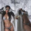 Bikini 2 mảnh tam giác ánh bạc sáng nhũ hot (che tên)