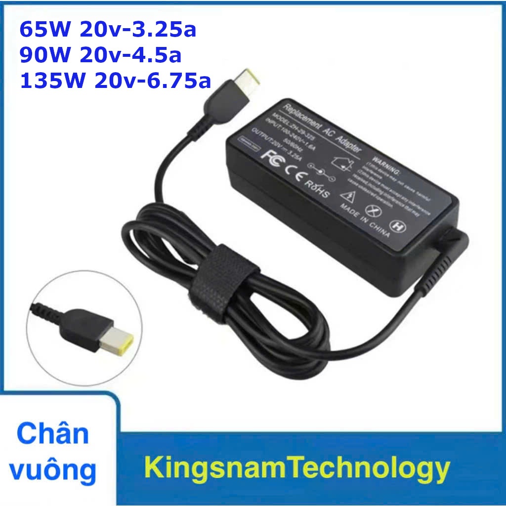 Adaptateur Secteur Lenovo 20V 2.25A - Modèle ADLX45NCC3A - Pour ThinkPad - Neuf Ouvert (jamais Utilisé)