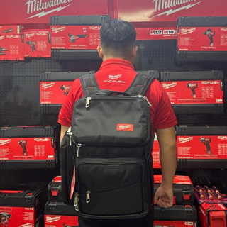 Balo 23 ngăn, balo Milwaukee 48-22-8205 chuyên đựng đồ nghề, laptop, chất liệu siêu bền, túi đồ nghề