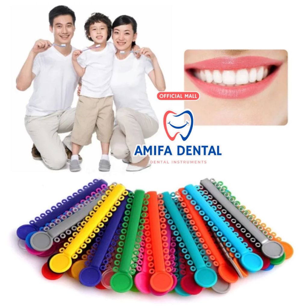 Set 10 Thanh Thun Đơn Chỉnh Nha, Chun Tại Chỗ Niềng Răng, Chun Đơn, Chun Niềng Răng Trong Suốt Hoặc Nhiều Màu
