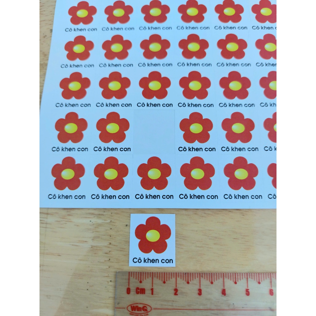 Sticker khen thưởng HOA CÔ KHEN CON 10k/ tờ A4 - SP48 | Shopee Việt Nam