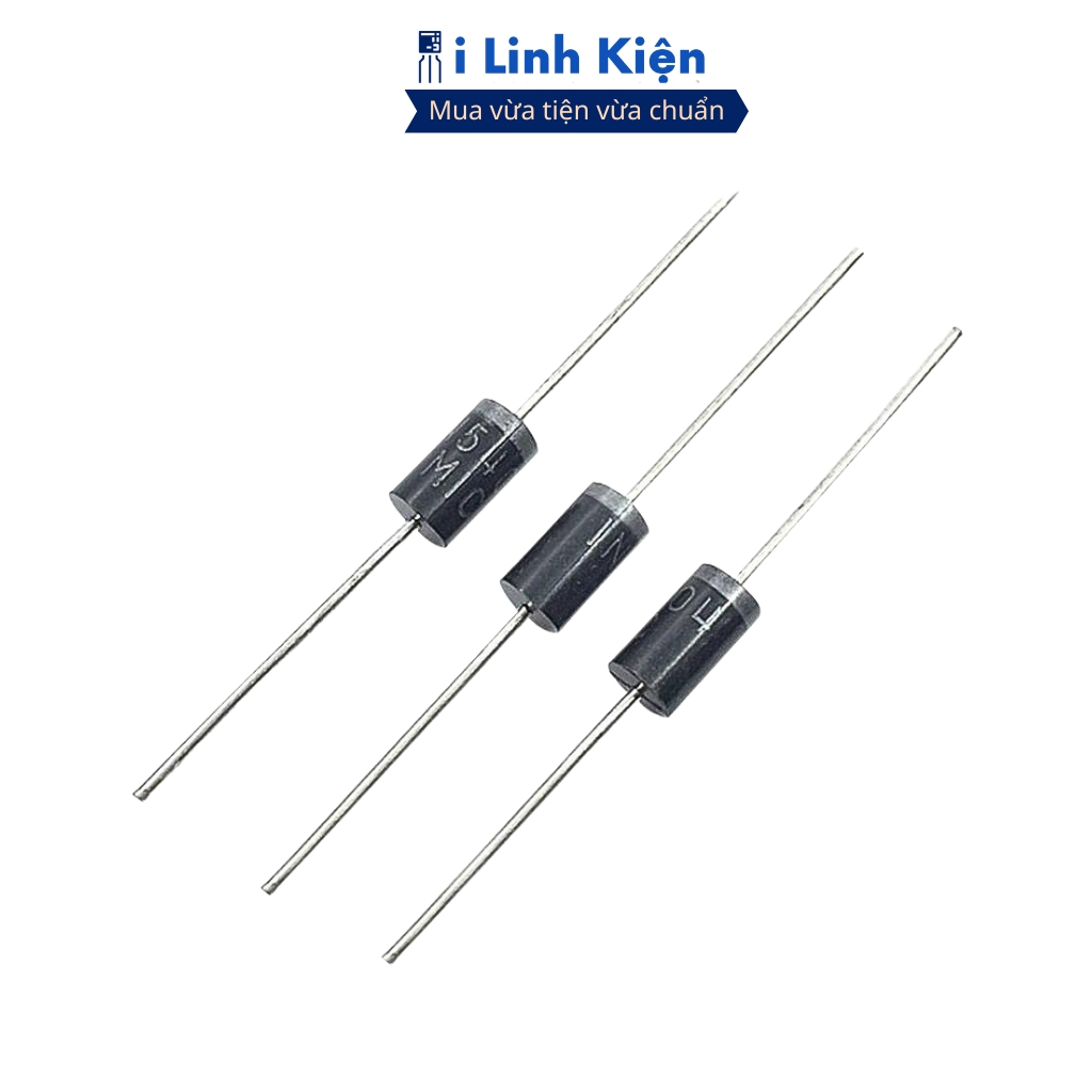 Diode 1N4007 túi 50 con 1A 1000V thân to chính hãng ILinhkien
