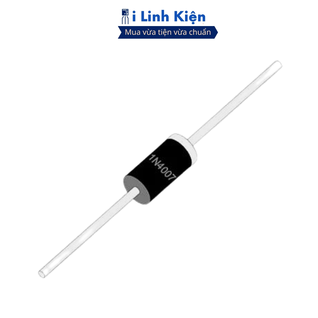 Diode 1N4007 túi 50 con 1A 1000V thân to chính hãng ILinhkien