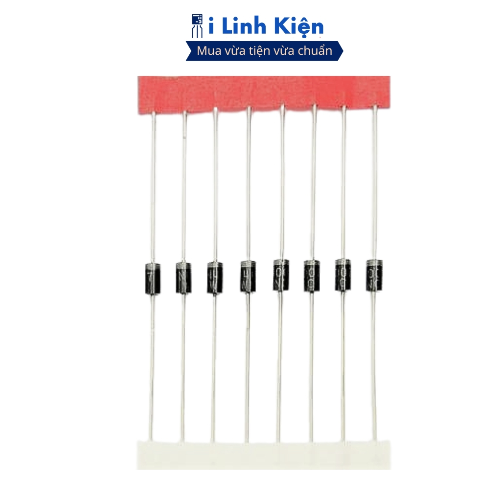 Diode 1N4007 túi 50 con 1A 1000V thân to chính hãng ILinhkien