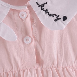 Váy bé gái sát nách tai thỏ dễ thương cho em bé 3th-1 tuổi D1037 Bí Ngô Nhỏ