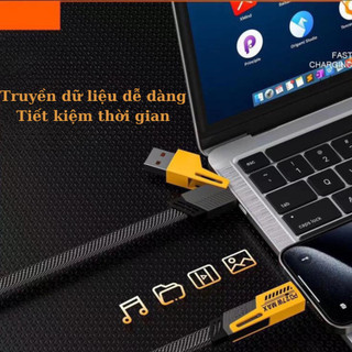 Dây Cáp Sạc Nhanh 4 Trong 1 65W Cho Android Usb Type C, Cáp Sạc Đa Cổng Nhiều Dây Sạc Usb 88490