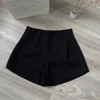 Quần Sooc Vải Nữ Cạp Chìm Ống Vừa Thời Trang