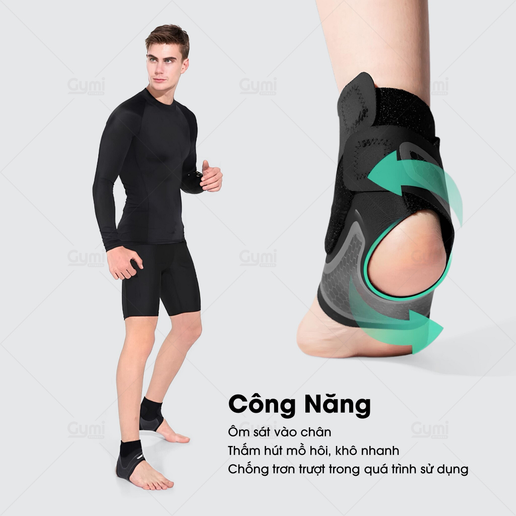 Băng Quấn Cổ Chân Aolikes 7130 - Đai Hỗ Trợ Mắt Cá Chân Tập Gym, Thể Thao, Đạp Xe, Chạy Bộ - AL7130