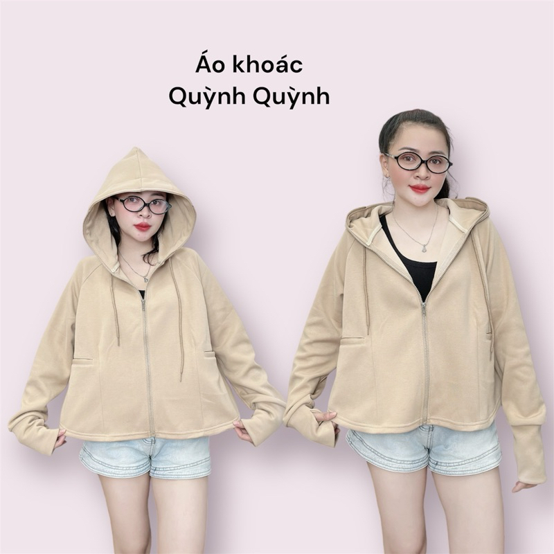 Áo khoác nữ form xoè, Vải cotton pc mềm mát, chống nắng - X3