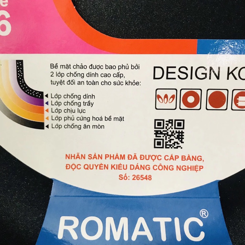 Chảo Chống dính Romantic