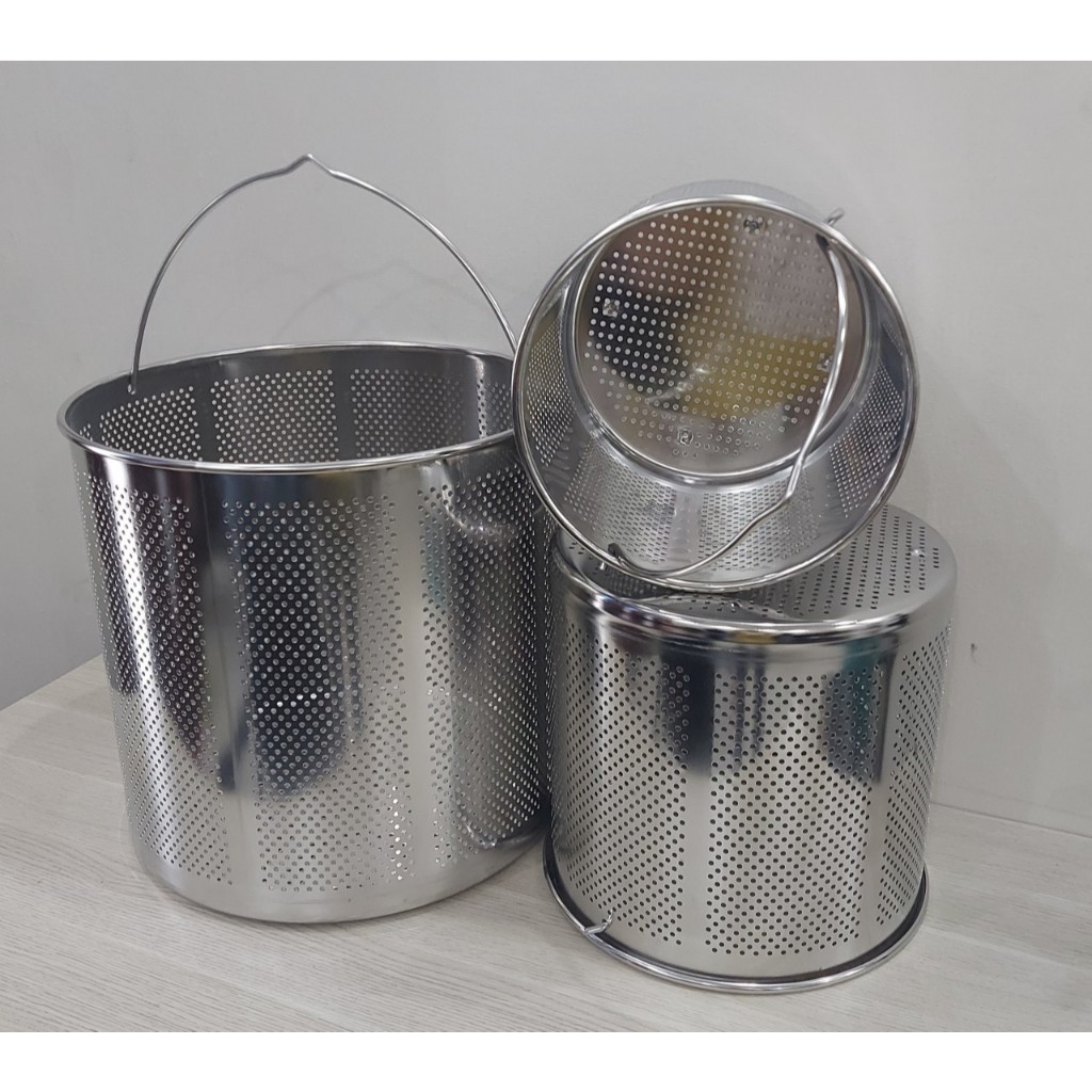 Giỏ Trụng Xương Inox Có Quai - Lồng Hầm Xương Có Quai Chất Liệu Inox ...