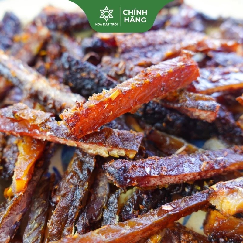 Khô Lươn Sấy Cay 200Gr - Mồi Nhậu - Hoa Mặt Trời Farm