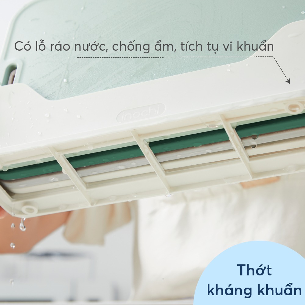 Bộ 4 thớt kèm hộp Inochi, có phân loại thớt tiện dụng, màu sắc pastel xinh xắn