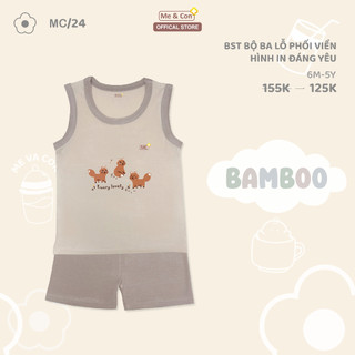 BST ba lỗ nhà Me & Con+ cho bé trai bé gái họa tiết dễ thương cho bé siêu bền mát mẻ
