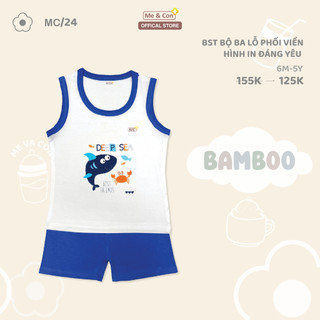 BST ba lỗ nhà Me & Con+ cho bé trai bé gái họa tiết dễ thương cho bé siêu bền mát mẻ