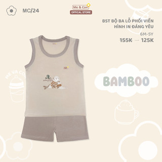 BST ba lỗ nhà Me & Con+ cho bé trai bé gái họa tiết dễ thương cho bé siêu bền mát mẻ