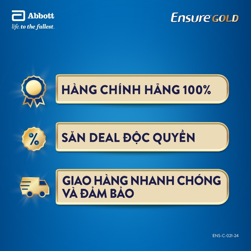 Ảnh Sữa bột Ensure Gold Abbott ít ngọt (HMB) 850g 2