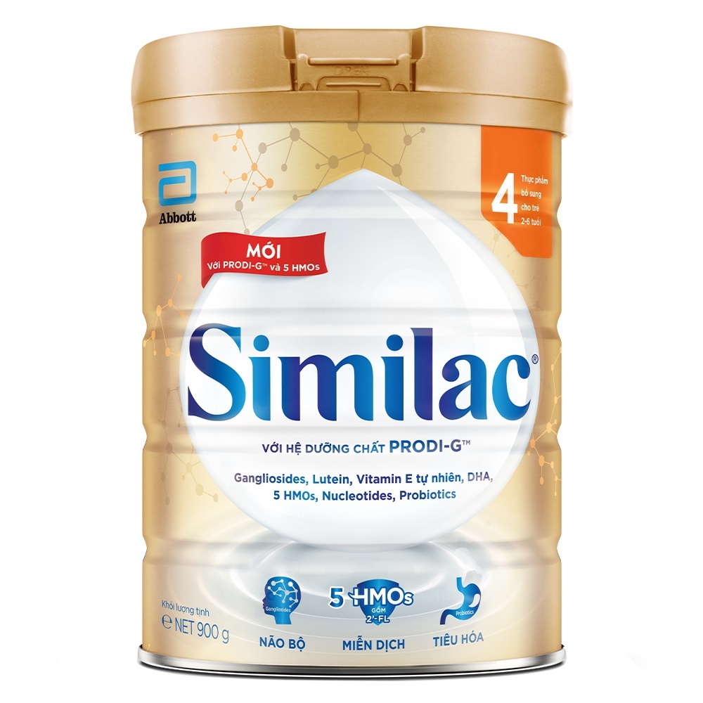 Ảnh Sữa bột Similac 4 900g/lon Dinh Dưỡng 5G Mới 2