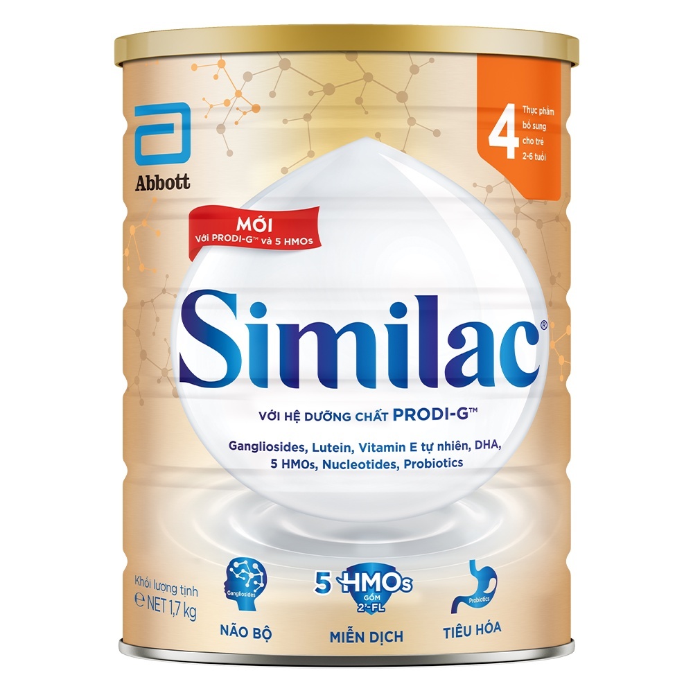 Ảnh Sữa bột Similac 4 1.7kg/lon Dinh Dưỡng 5G Mới 1