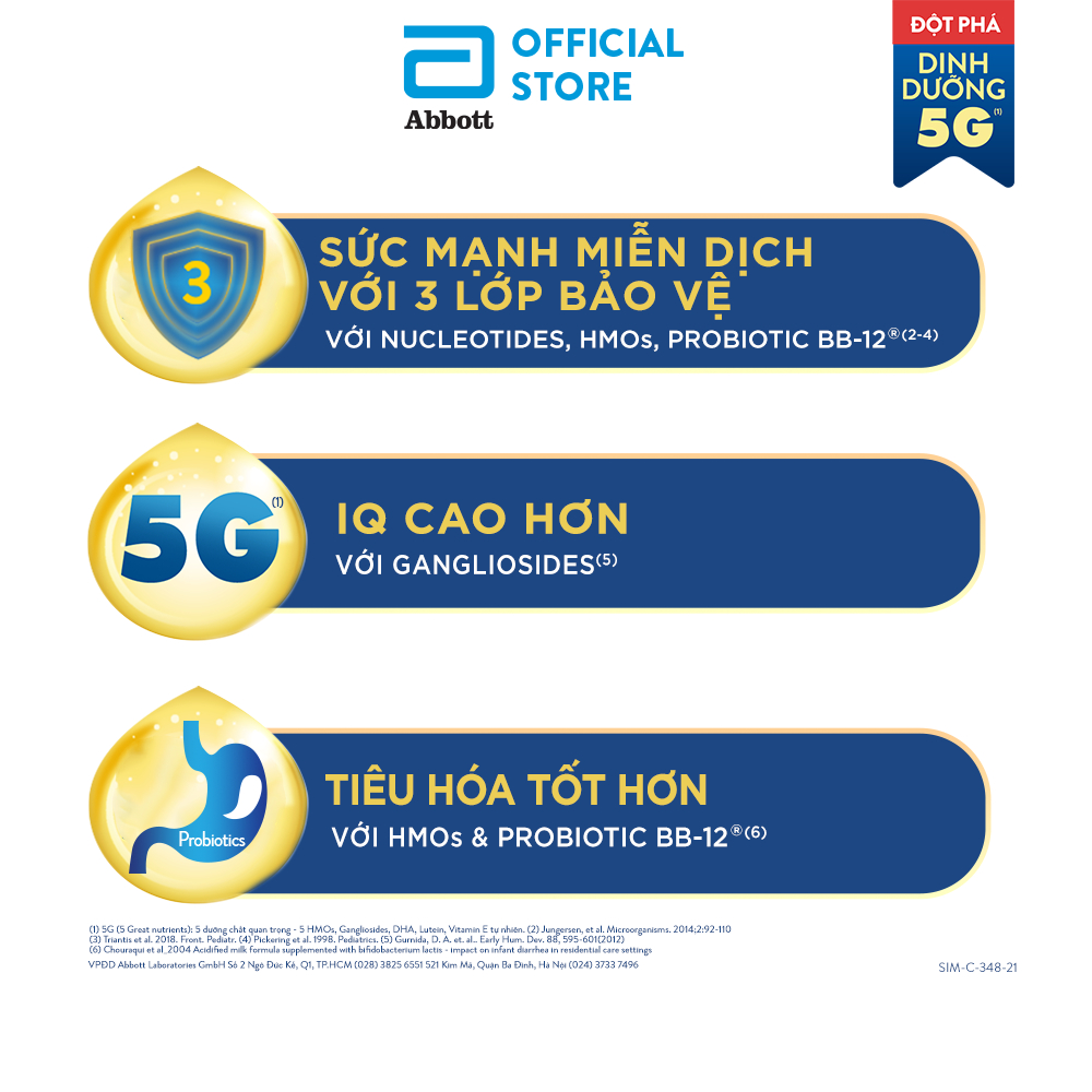 Ảnh Sữa bột Similac 4 1.7kg/lon Dinh Dưỡng 5G Mới 4