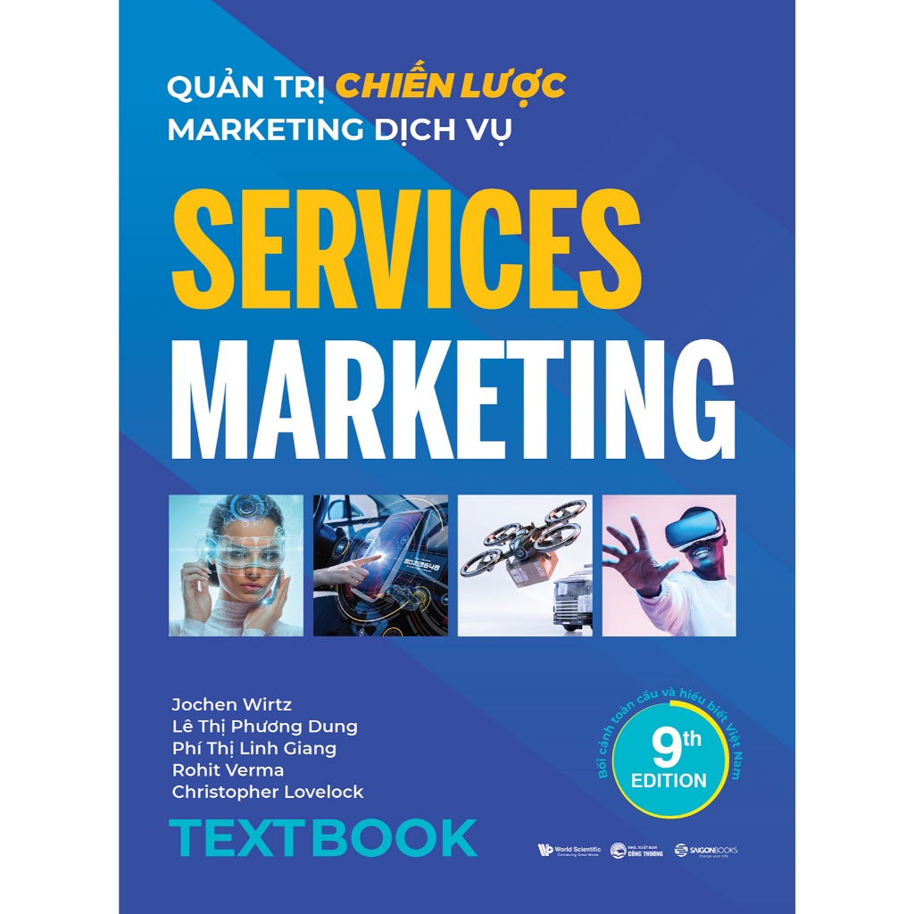 Sách - Bộ 2 Quyển Textbook Service Marketing