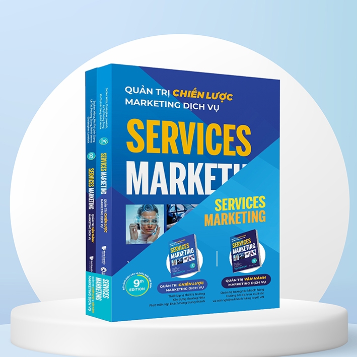 Sách - Bộ 2 Quyển Textbook Service Marketing
