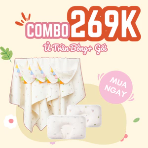 Ủ Xô Trần Bông Unbee Kích Thước 80 * 80 cm Dày Dặn Thấm Hút Mồ Hôi
