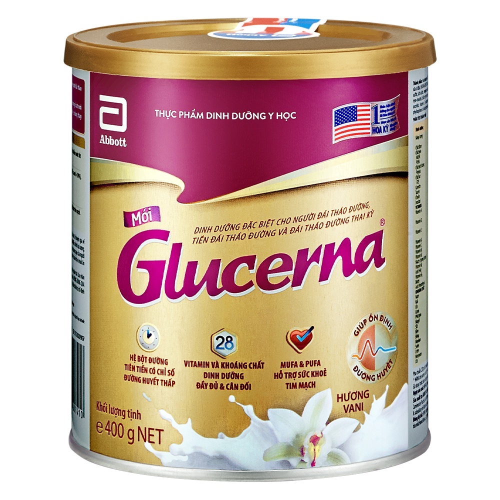 Ảnh Sữa bột dành cho người bị tiểu đường Glucerna Abbott 400g 1