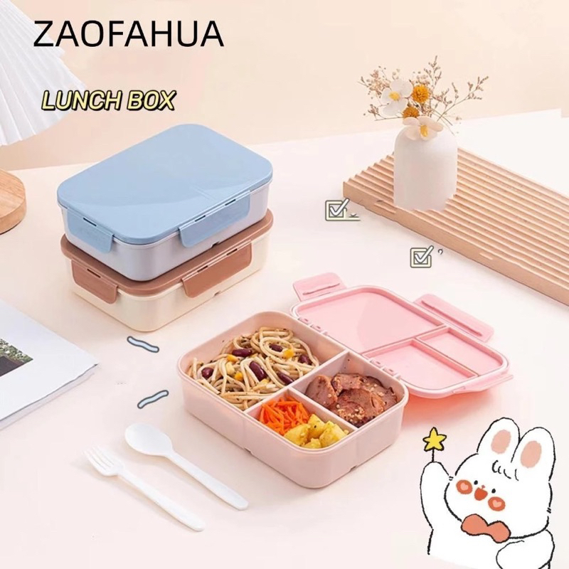 Hộp cơm bằng nhựa lúa mạch dùng cho sinh viên,học sinh