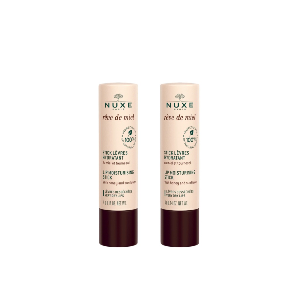 Combo 2 Son dưỡng môi Nuxe Reve De Miel Lip Moisturising Stick 4g