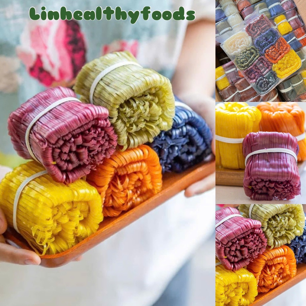 1Kg Mì chũ rau củ tự nhiên, mì ngũ sắc rau củ eatclean ăn kiêng giảm ...