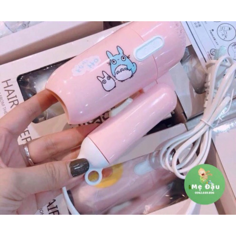 Máy sấy tóc siêu cute vịt, thỏ gấp gọn bỏ túi mang đi du lịch