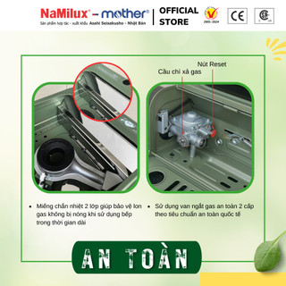 Bếp Lẩu Nướng Mini Đa Năng NaMilux NH-G3323PE│Đã Có Nướng Thì Phải Có Lẩu│Không Khói│Chống Gió Siêu Việt│Hàng Chính Hãng