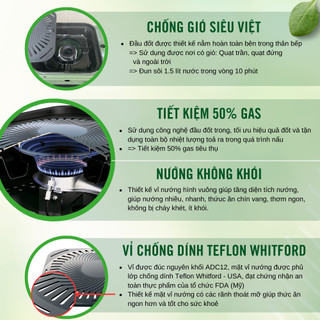 Bếp Lẩu Nướng Mini Đa Năng NaMilux NH-G3323PE│Đã Có Nướng Thì Phải Có Lẩu│Không Khói│Chống Gió Siêu Việt│Hàng Chính Hãng