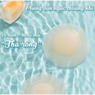 2 Miếng (1 Đôi) Dán Ti Silicon Siêu Mềm Chống Đọng Mồ Hôi Tái Sử Dụng