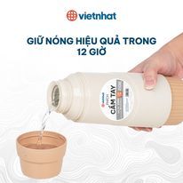 Phích giữ nhiệt cầm tay, Bình đựng cà phê, Bình đựng sữa 450ml Chính Hãng Việt Nhật (mã 3980)