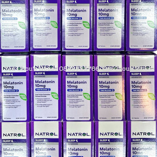 Viên Uống Hỗ Trợ Giấc Ngủ Natrol Melatonin Advanced Sleep 10mg (60 Viên/Lọ)