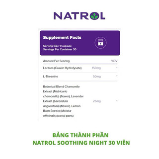 Viên Uống Hỗ Trợ Giấc Ngủ Natrol Melatonin Advanced Sleep 10mg (60 Viên/Lọ)