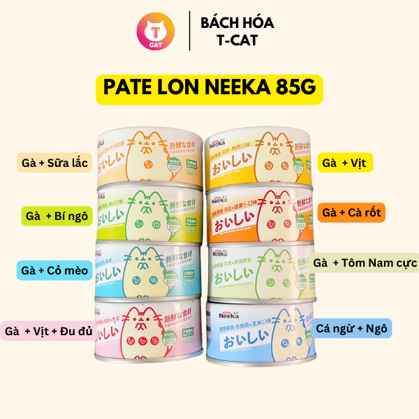 SÚP THỊT HỘP NEEKA 85G CHO CHÓ MÈO SIÊU NGON THỨC ĂN PATE NEEKA NGON ...