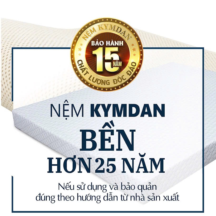 Ảnh Nệm cao su thiên nhiên Kymdan Deluxe độ dày 10 cm 2