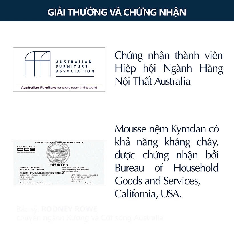 Ảnh Nệm cao su thiên nhiên Kymdan Deluxe độ dày 10 cm 3