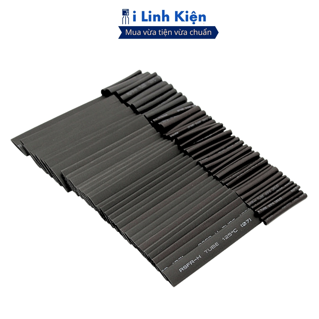 Gen co nhiệt , ống cách điện màu đen phi bọc pin 12mm-50mm chính hãng ILinhkien