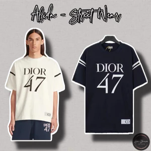 ⚡️[Hight Quality] Tổng Hợp Các Màu Phông D100004 T Shirts - Điểm Nhấn Ngày Thành Lập 47 Phối Viền Tay Cao Cấp Nam Nữ