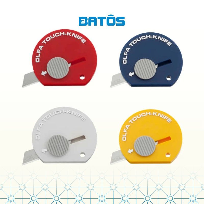 Dao rọc giấy OLFA TK-4/32, có thể gắn móc khóa, lưỡi thép không rỉ, sản xuất Nhật Bản.