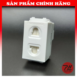 Ổ cắm đơn Panasonic có màn che WEV1081-7SW chính hãng