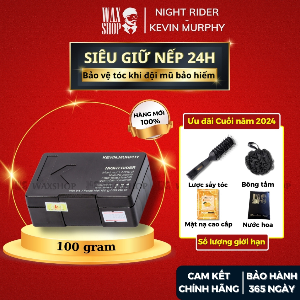 Sáp vuốt tóc nam cao cấp Night Rider Kevin Murphy 30g | 100g | Shopee ...