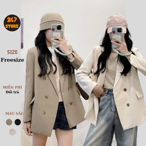 Áo blazer nữ hai lớp phong cách hàn quốc - 247store - 658_P0k31-32