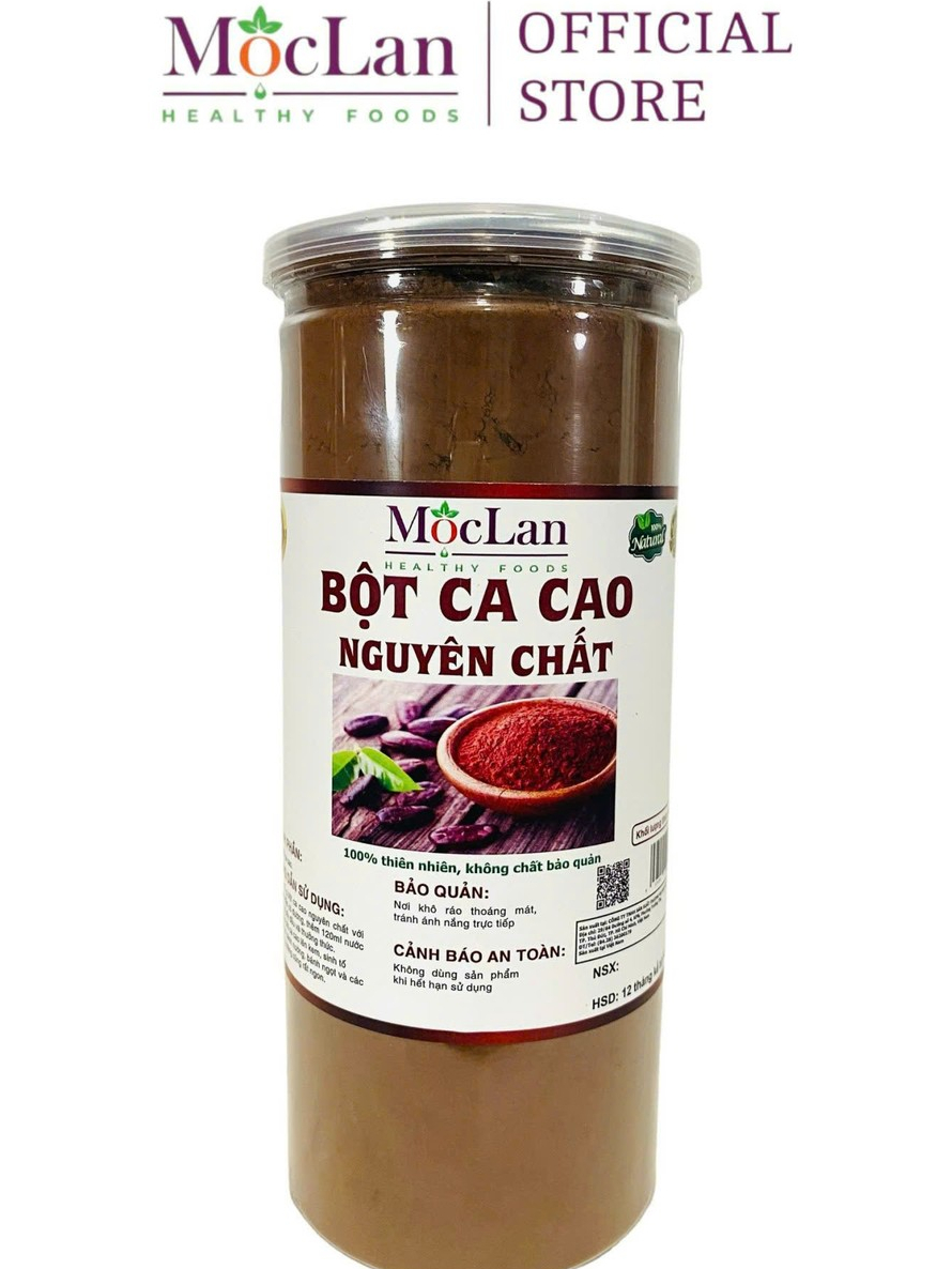 Ảnh Bột Cacao Nguyên Chất 100% đậm vị Mộc Lan Healthy - 250g, 500g 1