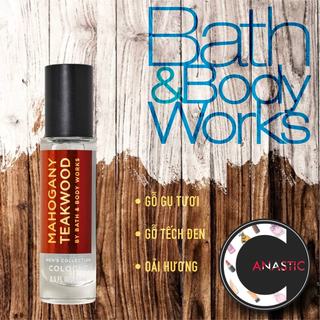 Nước hoa nam Bath and Body Works Mahogany Teakwood mini colone 15ml